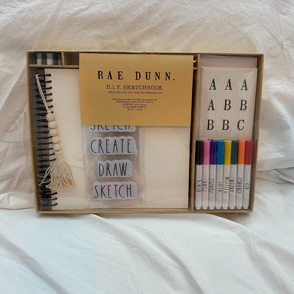 Brand new Rae Dunn DIY Sketchbook
